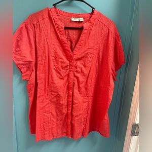 Plus size top, Cato 22/24 peach color